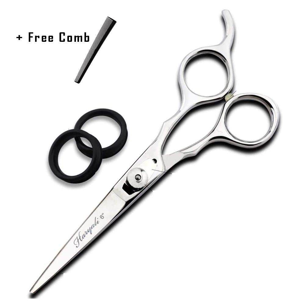 Haryali Stainless Steel Hair Cutting Scissor Kit for Barber Salon - HARYALI LONDON