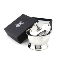 Load image into Gallery viewer, Stainless Steel Shaving Soap Bowl with Lid - HARYALI LONDON