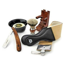 Load image into Gallery viewer, Haryali&#39;s Wooden Cut Throat Razor Gift Set 